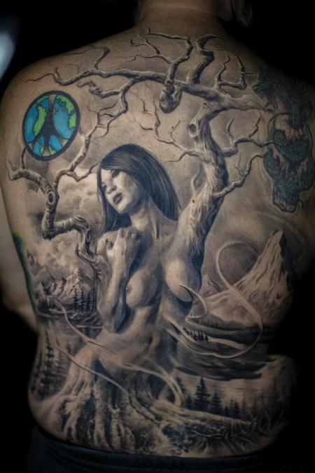 Tattoos - Tree Woman  - 132401